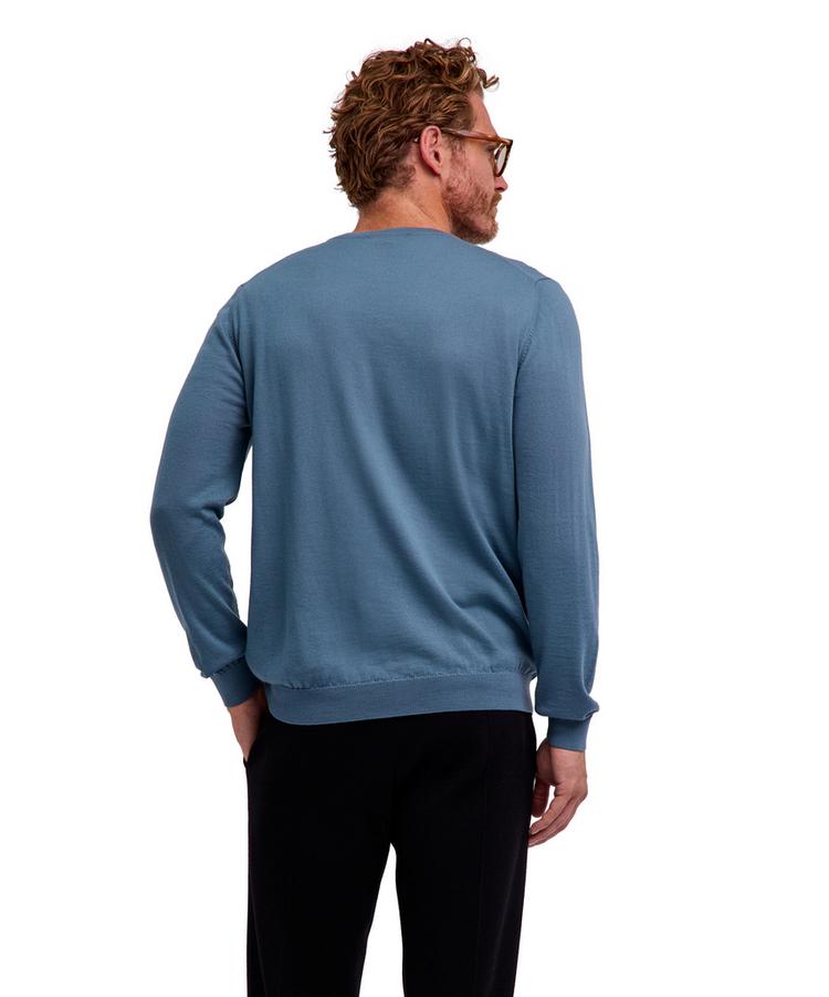 Falke Falke Merino X-Fine Crew Neck Strickpullover Herren - cypress (7673) - 0 | SportScheck