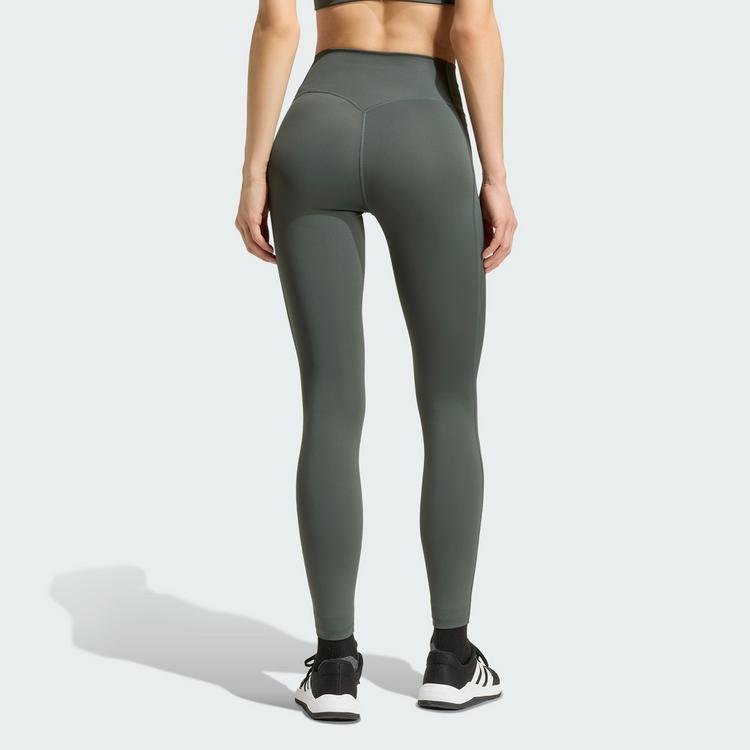adidas adidas Optime Workout Full Length Leggings Tights Damen - Legend Ivy - 1 | SportScheck