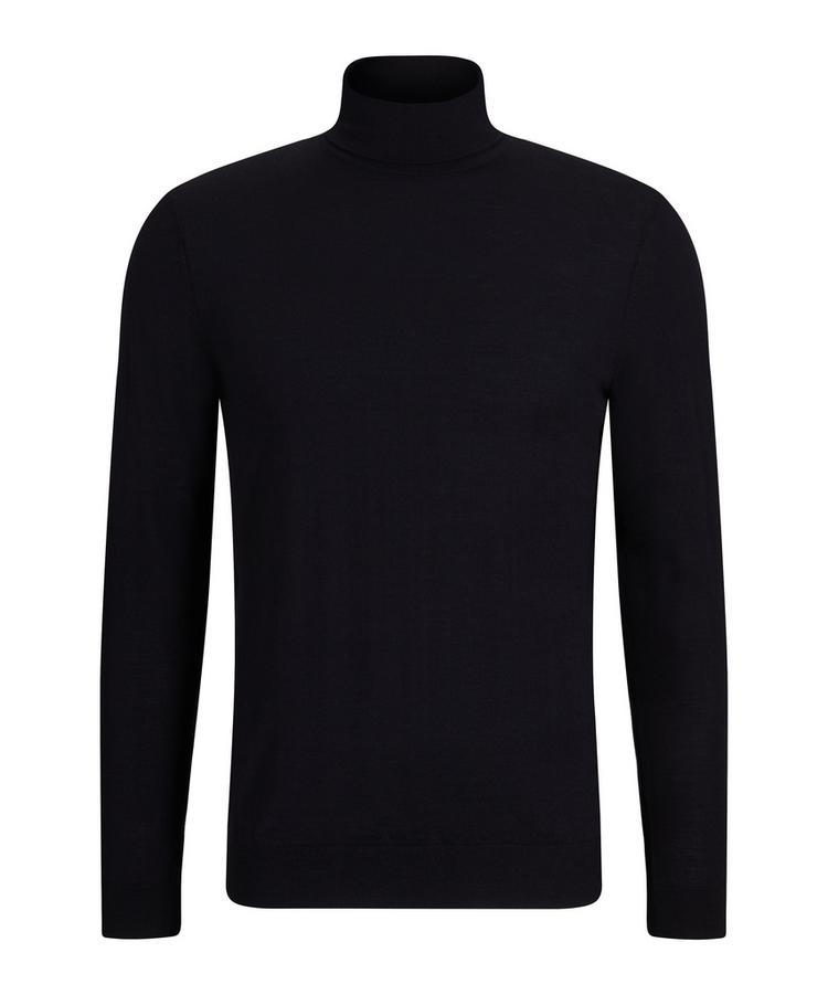 Falke Falke Merino Ultrafine Roll Neck Strickpullover Herren - night sky (6437) - 0 | SportScheck