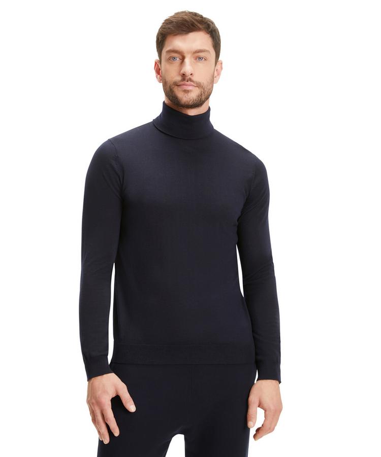 Falke Falke Merino Ultrafine Roll Neck Strickpullover Herren - night sky (6437) - 0 | SportScheck