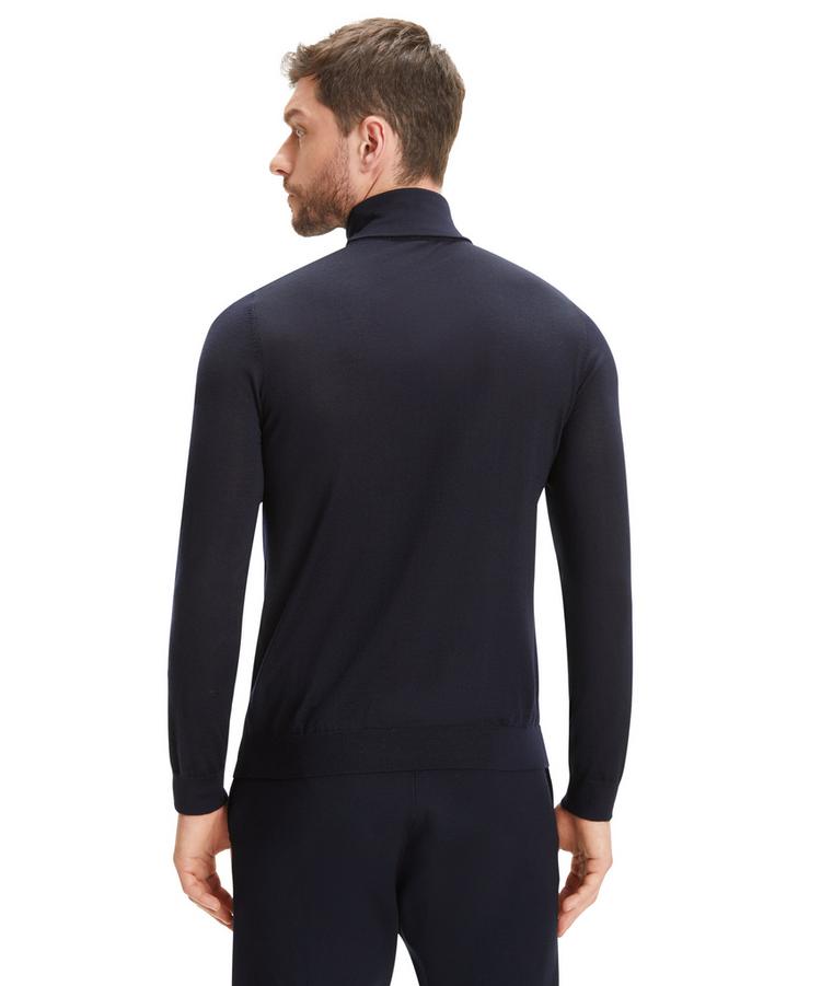 Falke Falke Merino Ultrafine Roll Neck Strickpullover Herren - night sky (6437) - 0 | SportScheck
