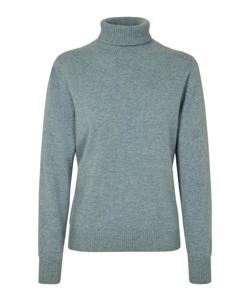 Falke Pure Cashmere Roll Neck w Strickpullover Damen