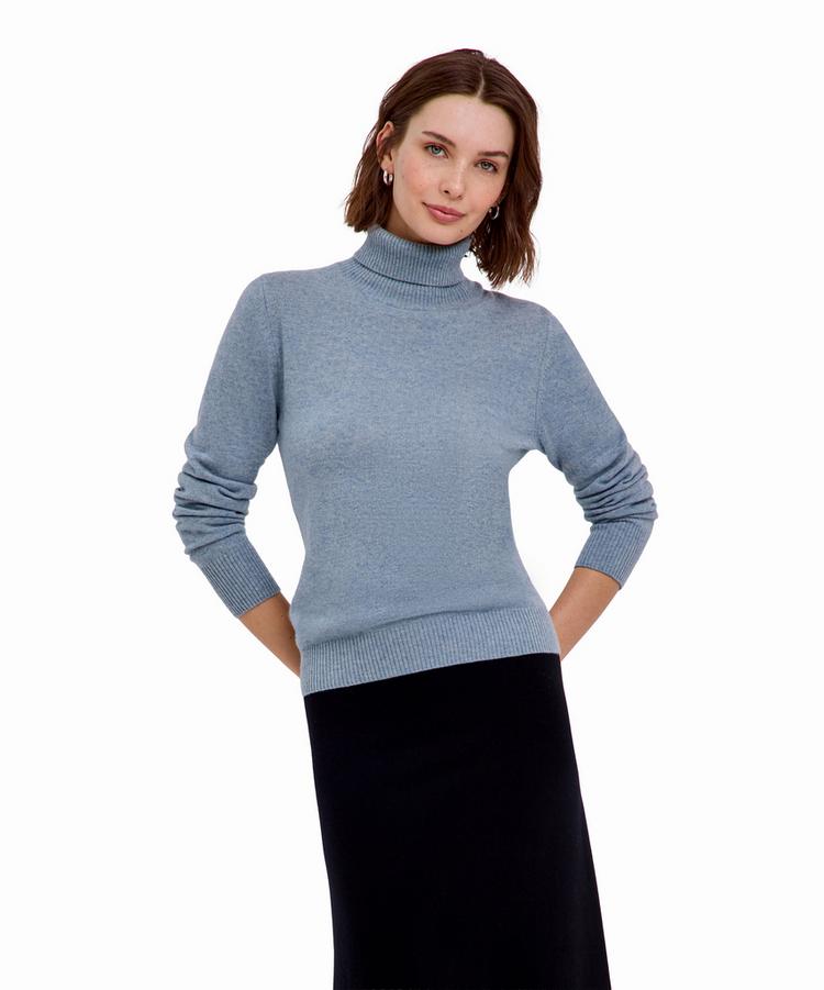 Falke Falke Pure Cashmere Roll Neck w Strickpullover Damen - cloud mel. (6027) - 0 | SportScheck
