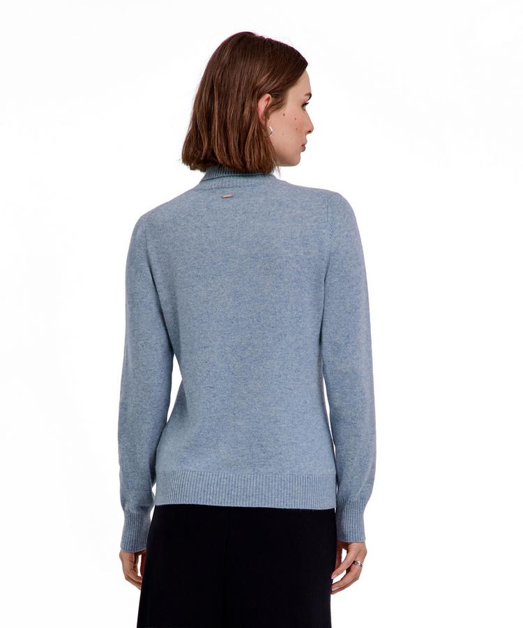 Falke Falke Pure Cashmere Roll Neck w Strickpullover Damen - cloud mel. (6027) - 0 | SportScheck