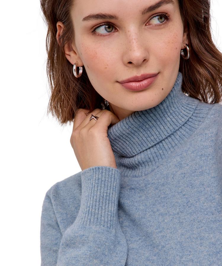 Falke Falke Pure Cashmere Roll Neck w Strickpullover Damen - cloud mel. (6027) - 3 | SportScheck