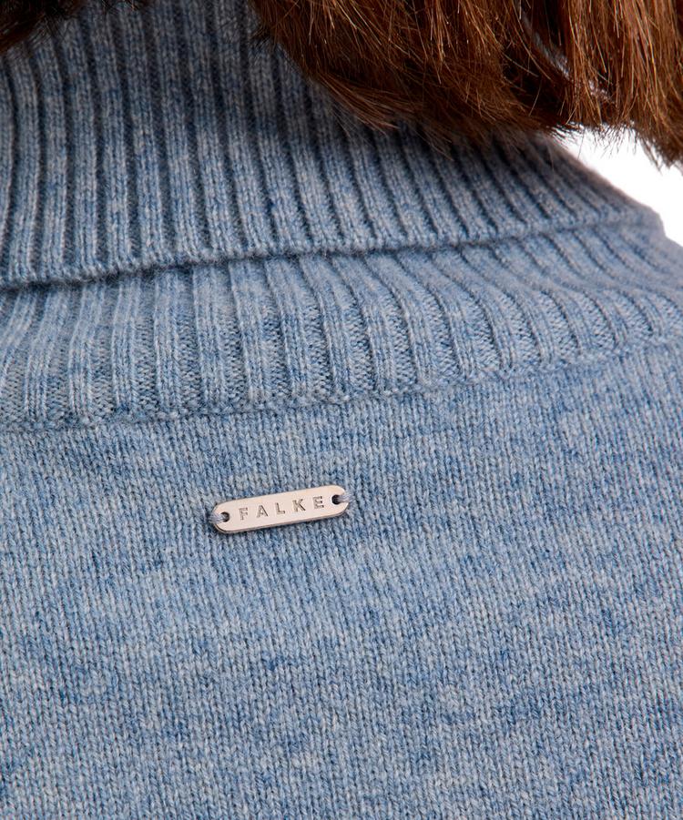 Falke Falke Pure Cashmere Roll Neck w Strickpullover Damen - cloud mel. (6027) - 4 | SportScheck