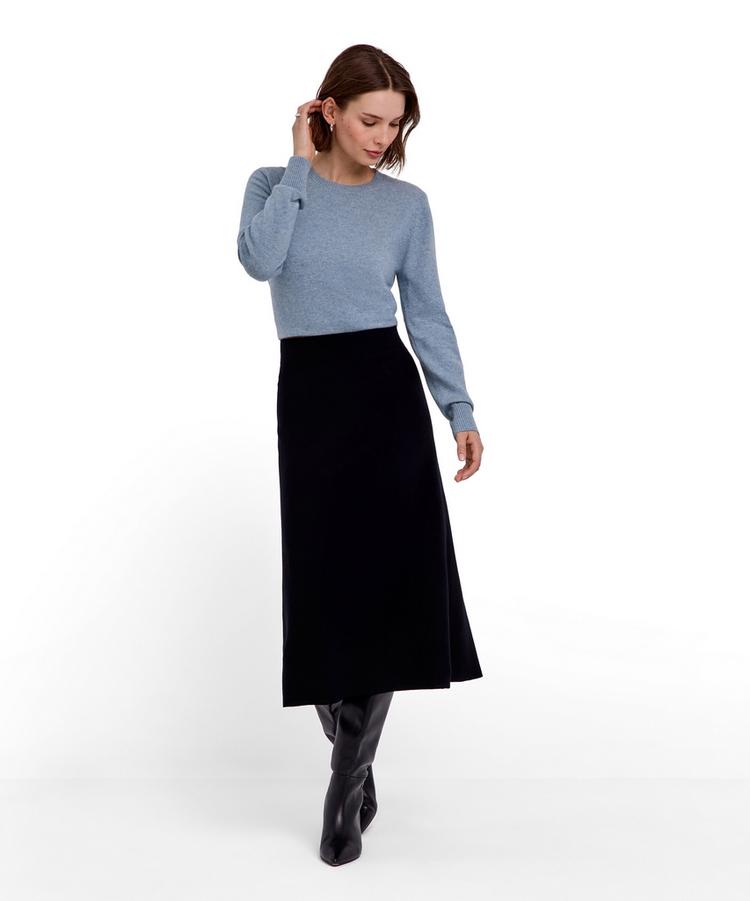 Falke Falke Pure Cashmere Crew Neck w Strickpullover Damen - cloud mel. (6027) - 1 | SportScheck