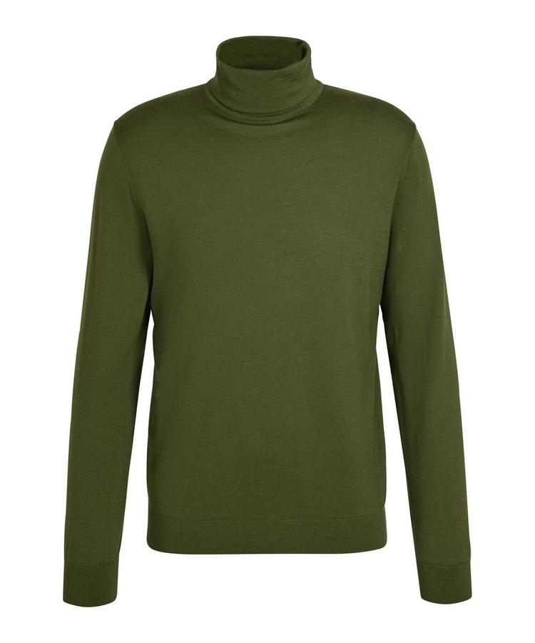 Falke Falke Merino Ultrafine Roll Neck Strickpullover Herren - olive (7750) - 0 | SportScheck