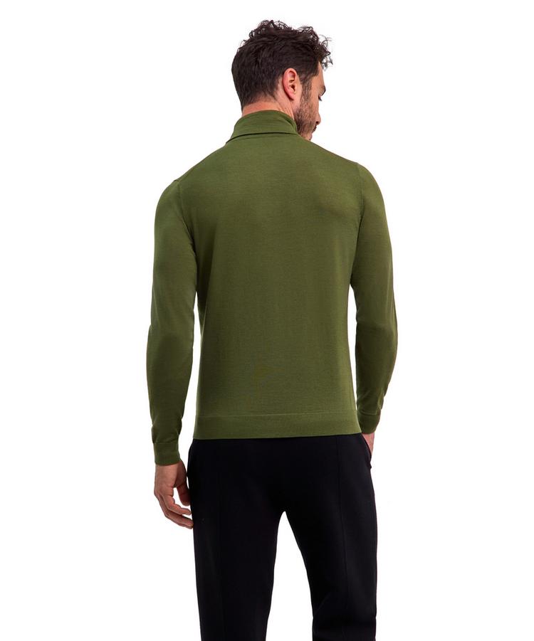 Falke Falke Merino Ultrafine Roll Neck Strickpullover Herren - olive (7750) - 0 | SportScheck