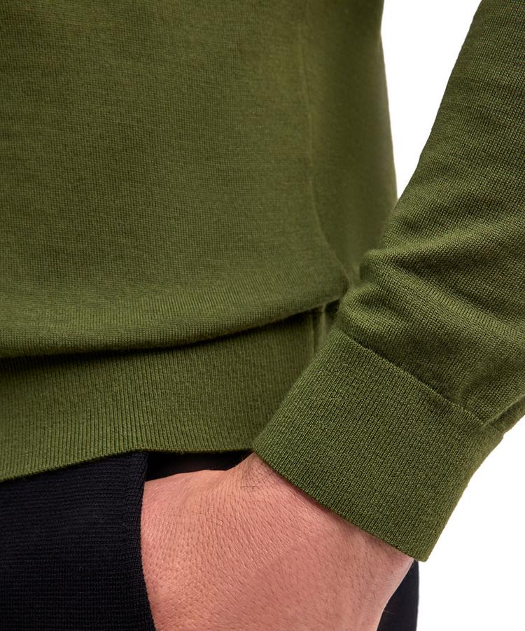 Falke Falke Merino Ultrafine Roll Neck Strickpullover Herren - olive (7750) - 2 | SportScheck