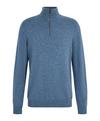 Falke Pure Cashmere V-Neck m Strickpullover Herren - light denim (6660)