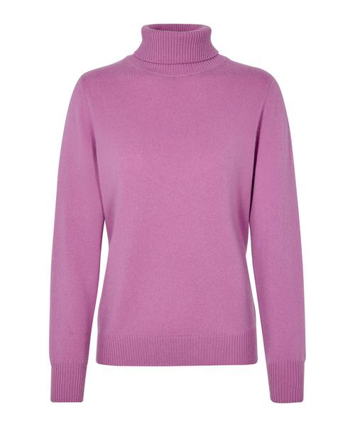 Falke Pure Cashmere Roll Neck w Strickpullover Damen