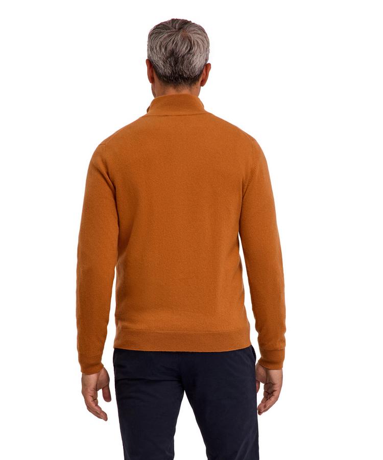 Falke Falke Pure Cashmere Half-Zip m Strickpullover Herren - caramel (5582) - 0 | SportScheck