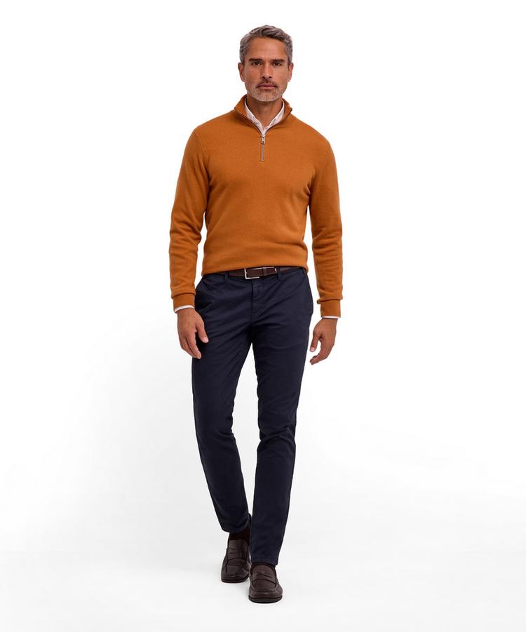 Falke Falke Pure Cashmere Half-Zip m Strickpullover Herren - caramel (5582) - 1 | SportScheck