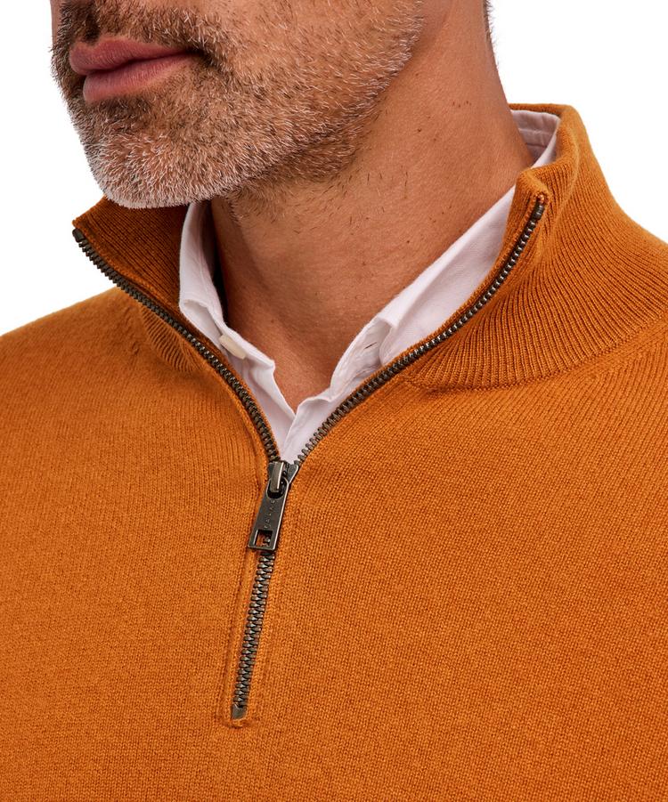 Falke Falke Pure Cashmere Half-Zip m Strickpullover Herren - caramel (5582) - 3 | SportScheck