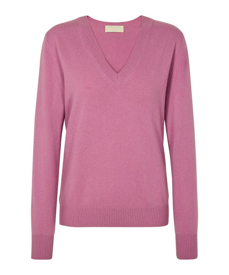 Falke Falke Pure Cashmere V-Neck w Strickpullover Damen - blush (8778) - 0 | SportScheck