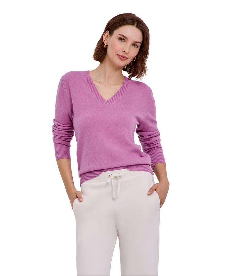 Falke Falke Pure Cashmere V-Neck w Strickpullover Damen - blush (8778) - 0 | SportScheck