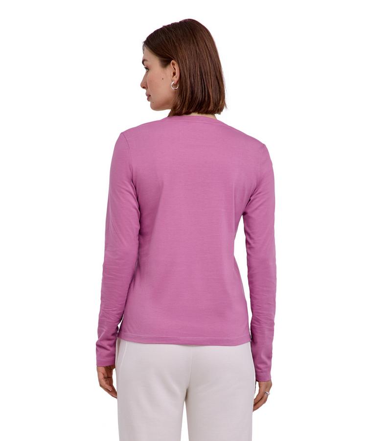 Falke Falke Pima Jersey V-Neck T-Shirt Damen - blush (8778) - 0 | SportScheck