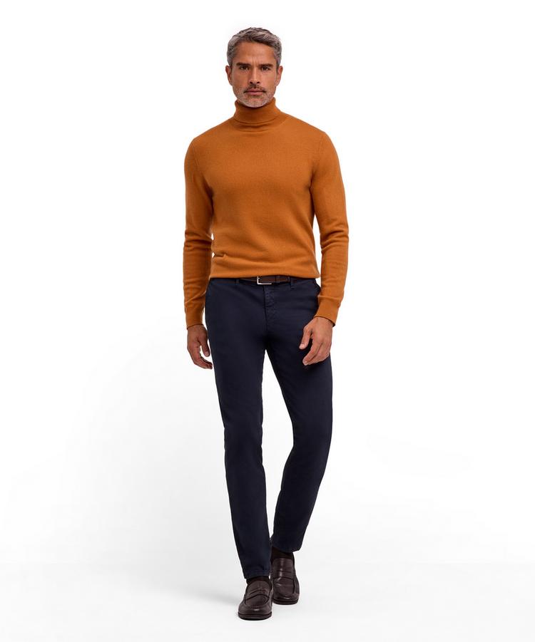 Falke Falke Pure Cashmere Roll Neck m Strickpullover Herren - caramel (5582) - 1 | SportScheck