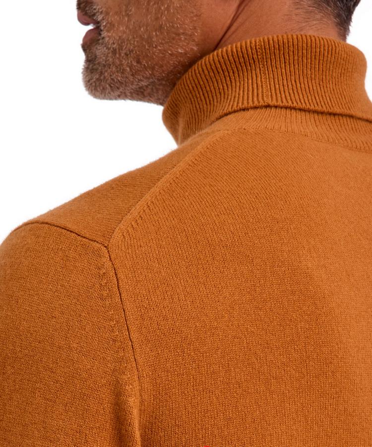 Falke Falke Pure Cashmere Roll Neck m Strickpullover Herren - caramel (5582) - 2 | SportScheck