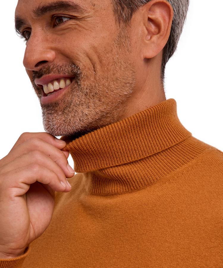 Falke Falke Pure Cashmere Roll Neck m Strickpullover Herren - caramel (5582) - 3 | SportScheck