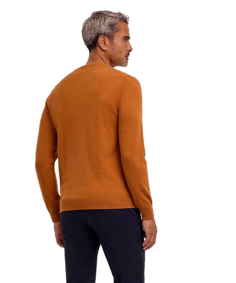 Falke Falke Pure Cashmere Crew Neck Strickpullover Herren - caramel (5582) - 0 | SportScheck