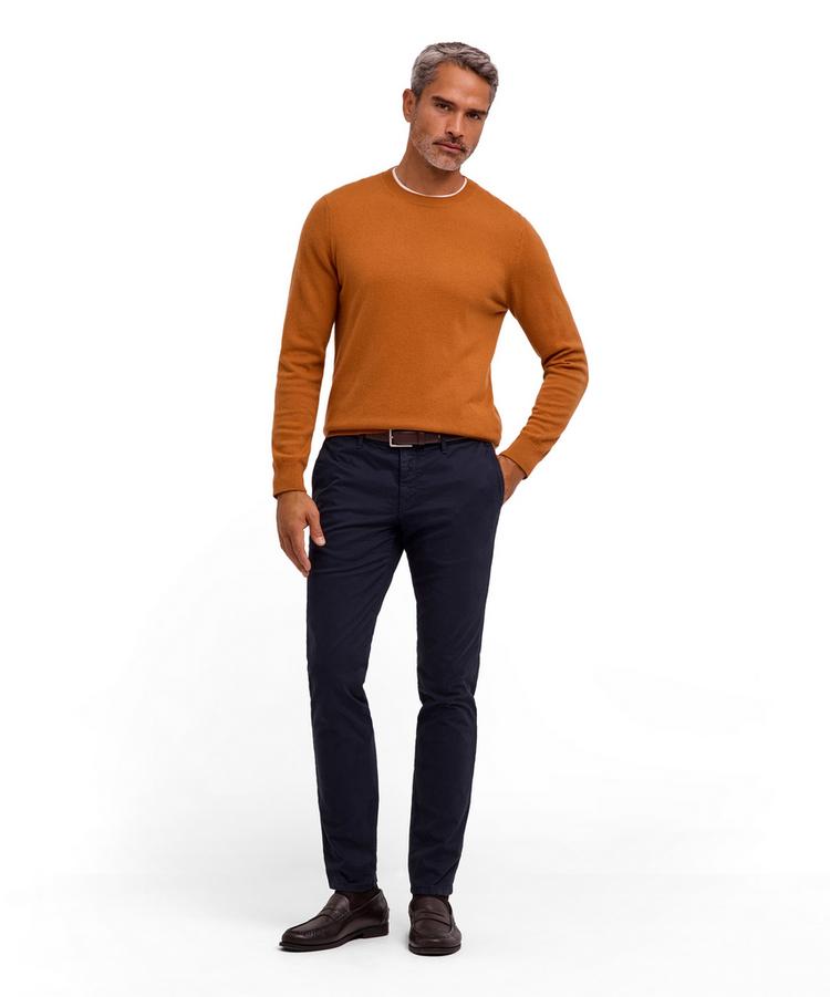 Falke Falke Pure Cashmere Crew Neck Strickpullover Herren - caramel (5582) - 1 | SportScheck