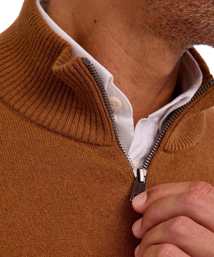 Falke Falke Lambswool Half-Zip Strickpullover Herren - tawny (5124) - 4 | SportScheck