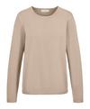 Falke Cotton Crew Neck Strickpullover Damen - zement (4077)