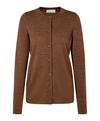 Falke Merino X-fine Cardigan Strickpullover Damen - nut mel. (5037)