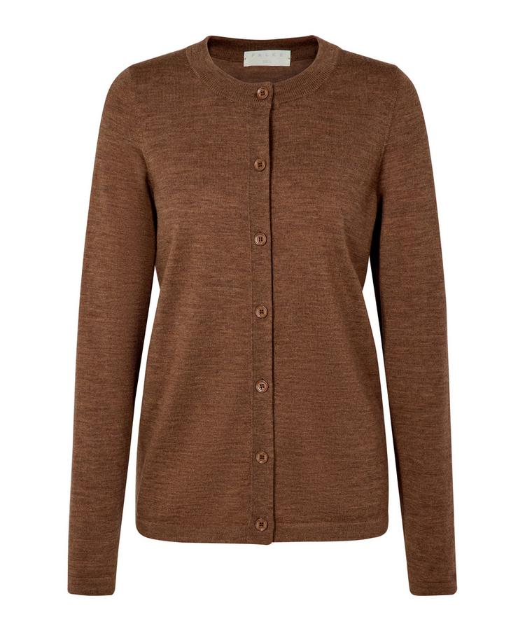 Falke Falke Merino X-fine Cardigan Strickpullover Damen - nut mel. (5037) - 0 | SportScheck