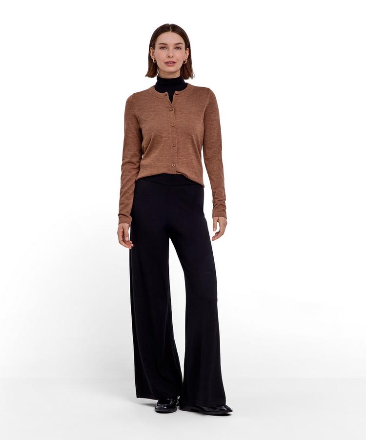 Falke Falke Merino X-fine Cardigan Strickpullover Damen - nut mel. (5037) - 1 | SportScheck