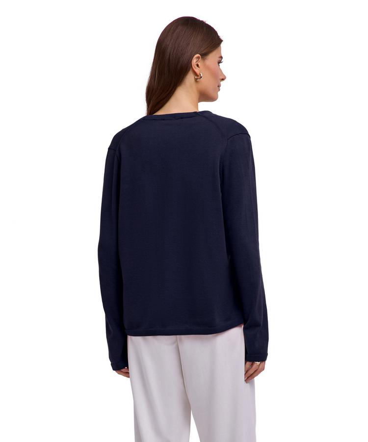 Falke Falke Cotton Cardigan Strickpullover Damen - night sky (6437) - 0 | SportScheck
