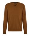 Falke Lambswool V-Neck Strickpullover Herren - tawny (5124)