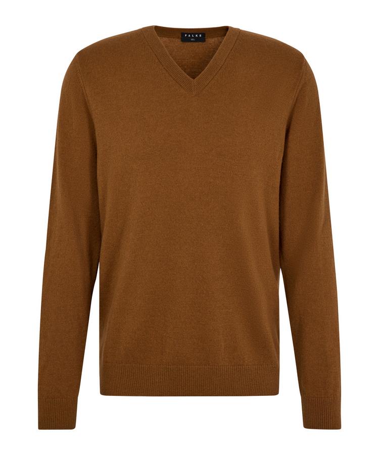 Falke Falke Lambswool V-Neck Strickpullover Herren - tawny (5124) - 0 | SportScheck