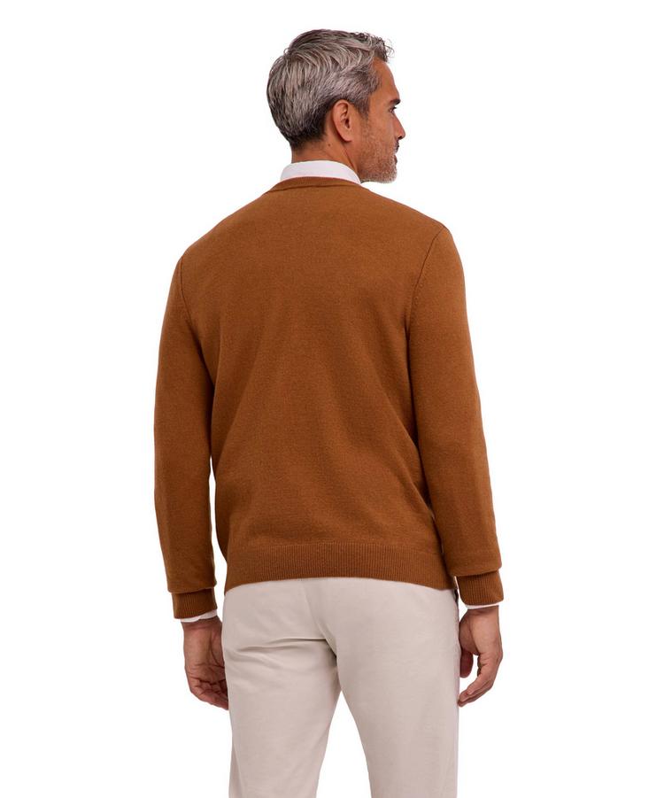 Falke Falke Lambswool V-Neck Strickpullover Herren - tawny (5124) - 0 | SportScheck