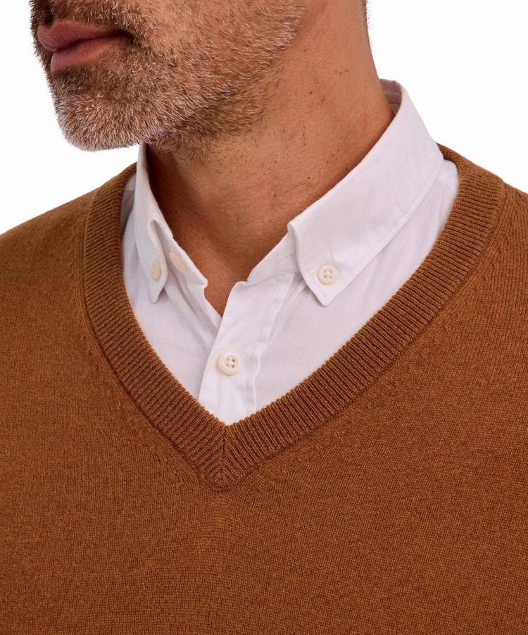 Falke Falke Lambswool V-Neck Strickpullover Herren - tawny (5124) - 2 | SportScheck