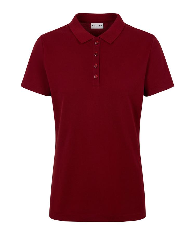 Falke Falke Pima Piqu&eacute; Polo Poloshirt Damen - henna (8437) - 0 | SportScheck