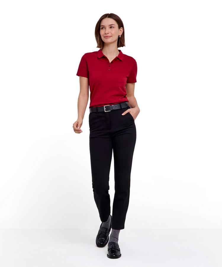 Falke Falke Pima Piqu&eacute; Polo Poloshirt Damen - henna (8437) - 1 | SportScheck
