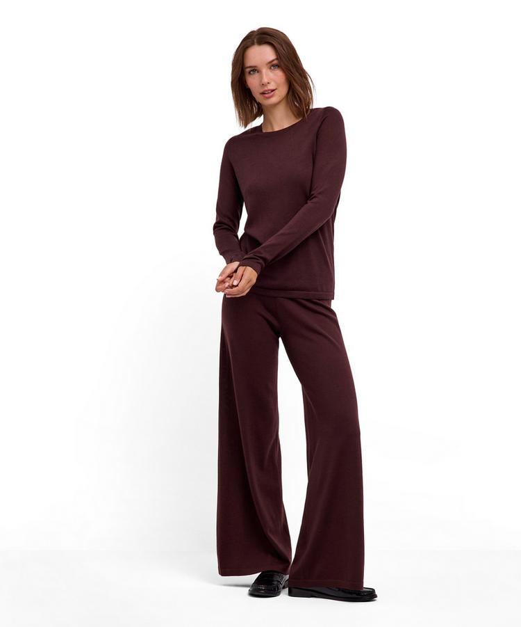 Falke Falke Merino X-fine Crew Neck Strickpullover Damen - dark choco (5162) - 1 | SportScheck