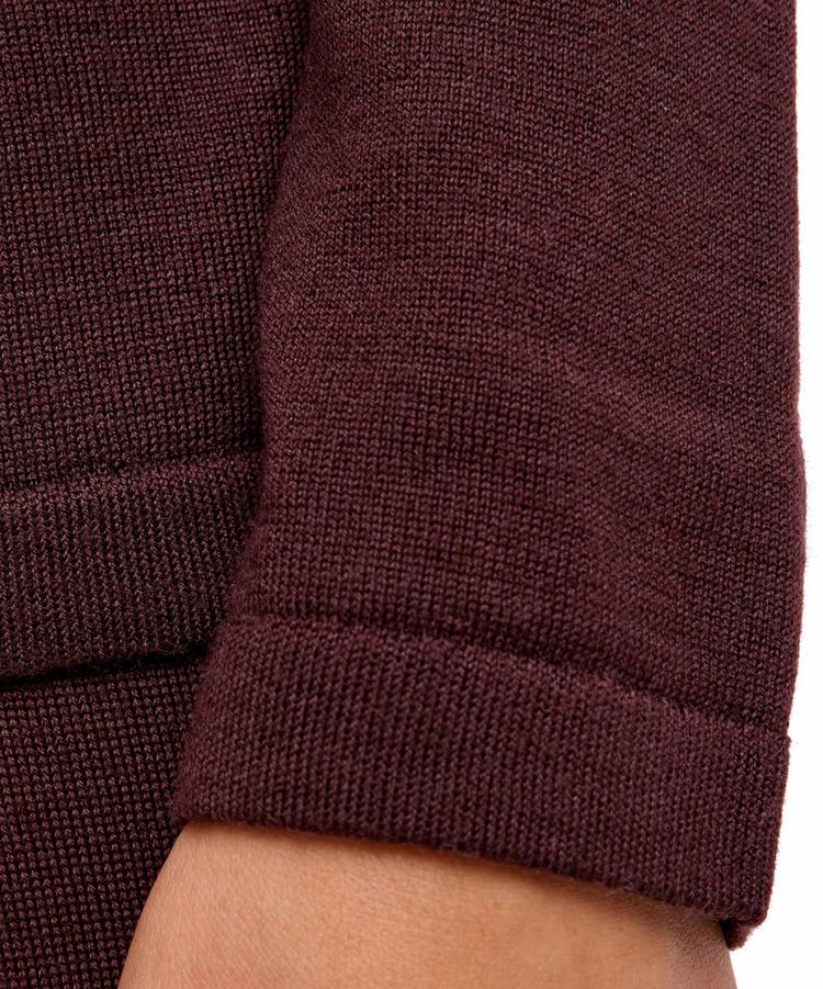 Falke Falke Merino X-fine Crew Neck Strickpullover Damen - dark choco (5162) - 4 | SportScheck