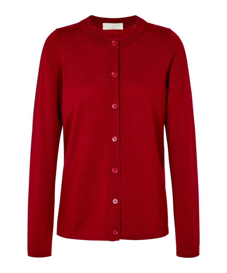 Falke Falke Merino X-fine Cardigan Strickpullover Damen - red velvet (8264) - 0 | SportScheck