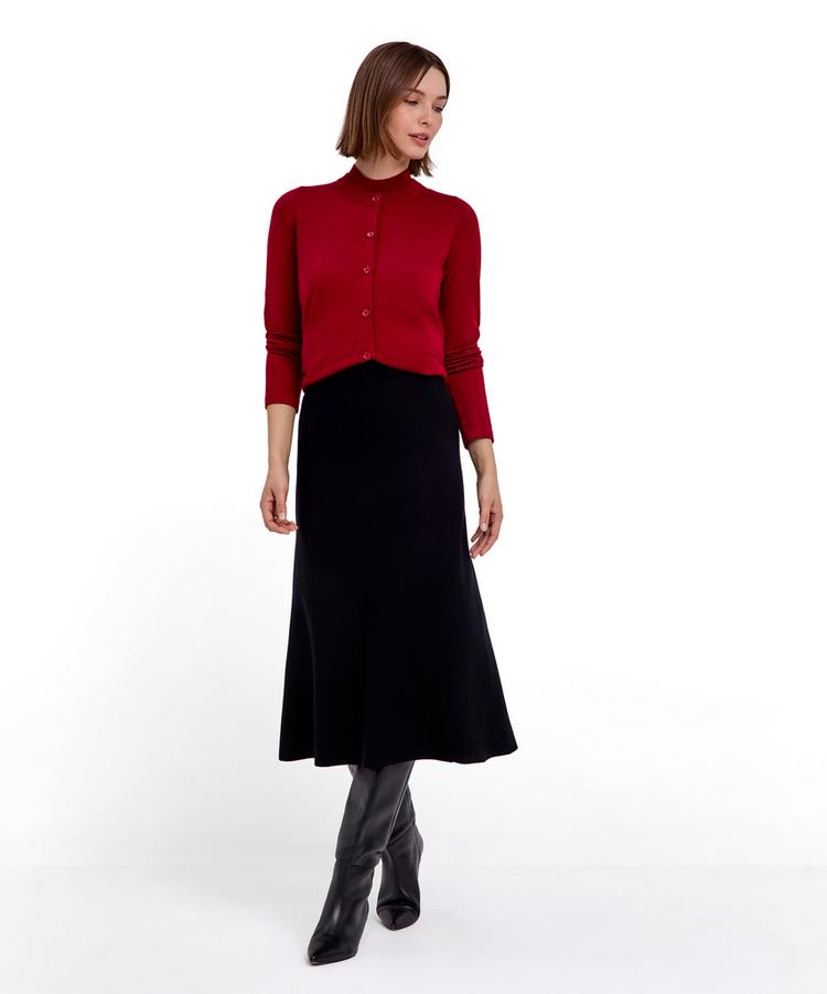 Falke Falke Merino X-fine Cardigan Strickpullover Damen - red velvet (8264) - 1 | SportScheck