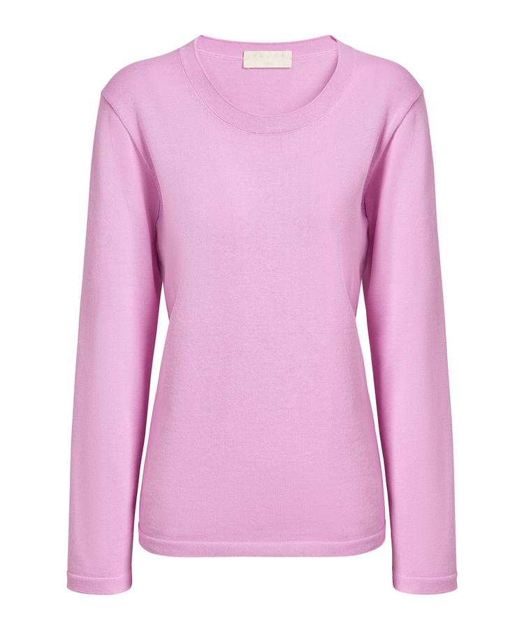Falke Falke Cotton Crew Neck Strickpullover Damen - orchid (8621) - 0 | SportScheck