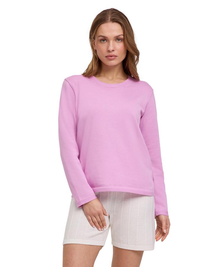 Falke Falke Cotton Crew Neck Strickpullover Damen - orchid (8621) - 0 | SportScheck
