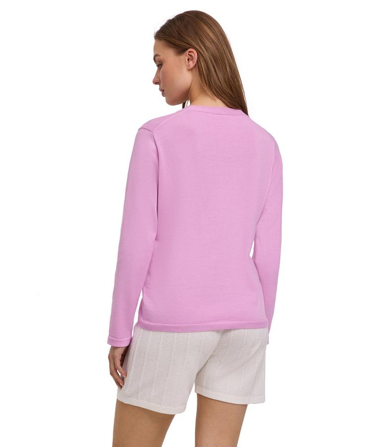 Falke Falke Cotton Crew Neck Strickpullover Damen - orchid (8621) - 0 | SportScheck