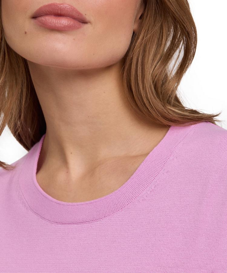 Falke Falke Cotton Crew Neck Strickpullover Damen - orchid (8621) - 2 | SportScheck