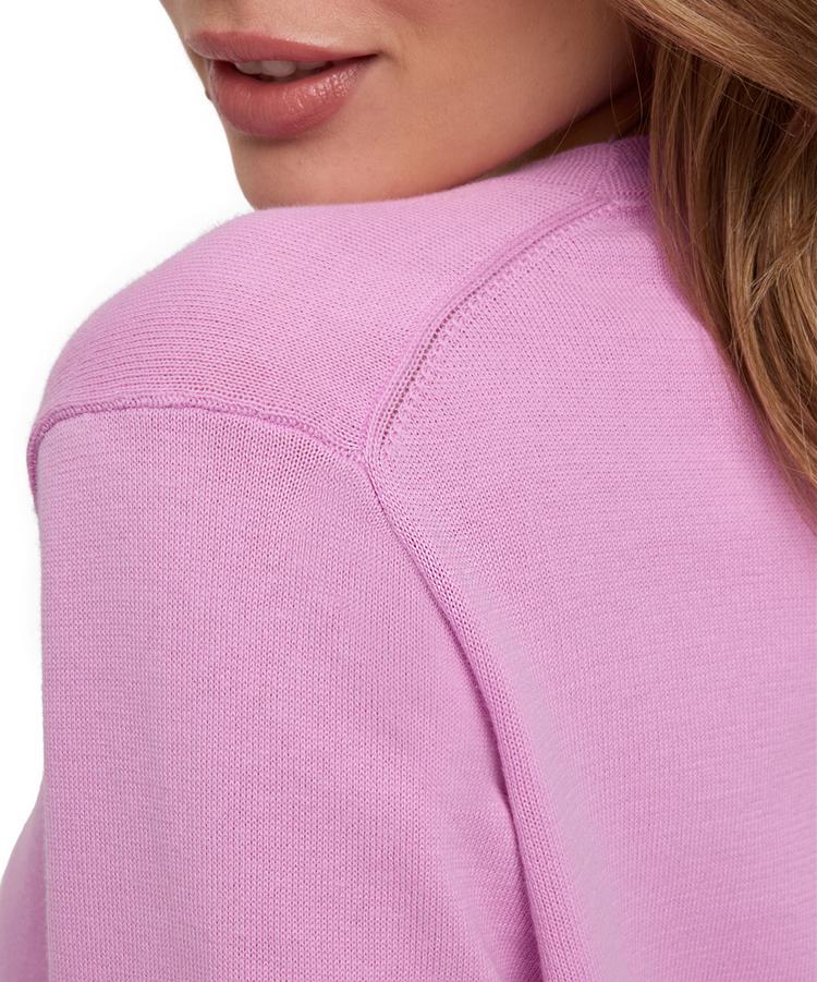 Falke Falke Cotton Crew Neck Strickpullover Damen - orchid (8621) - 3 | SportScheck