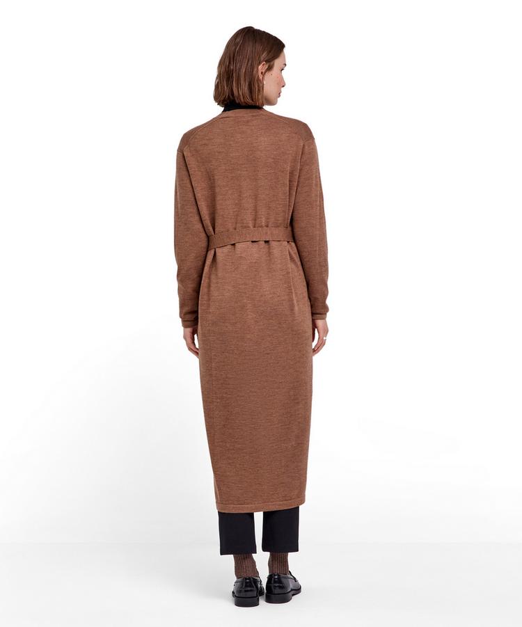 Falke Falke Merino X-Fine Long Cardigan Strickpullover Damen - nut mel. (5037) - 0 | SportScheck