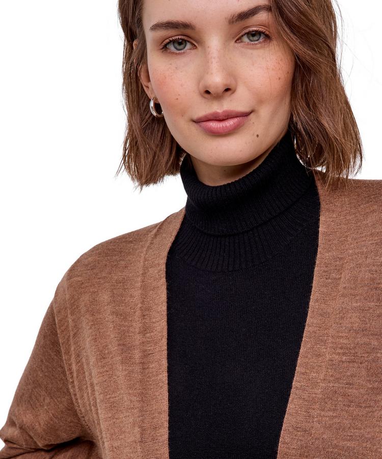 Falke Falke Merino X-Fine Long Cardigan Strickpullover Damen - nut mel. (5037) - 4 | SportScheck